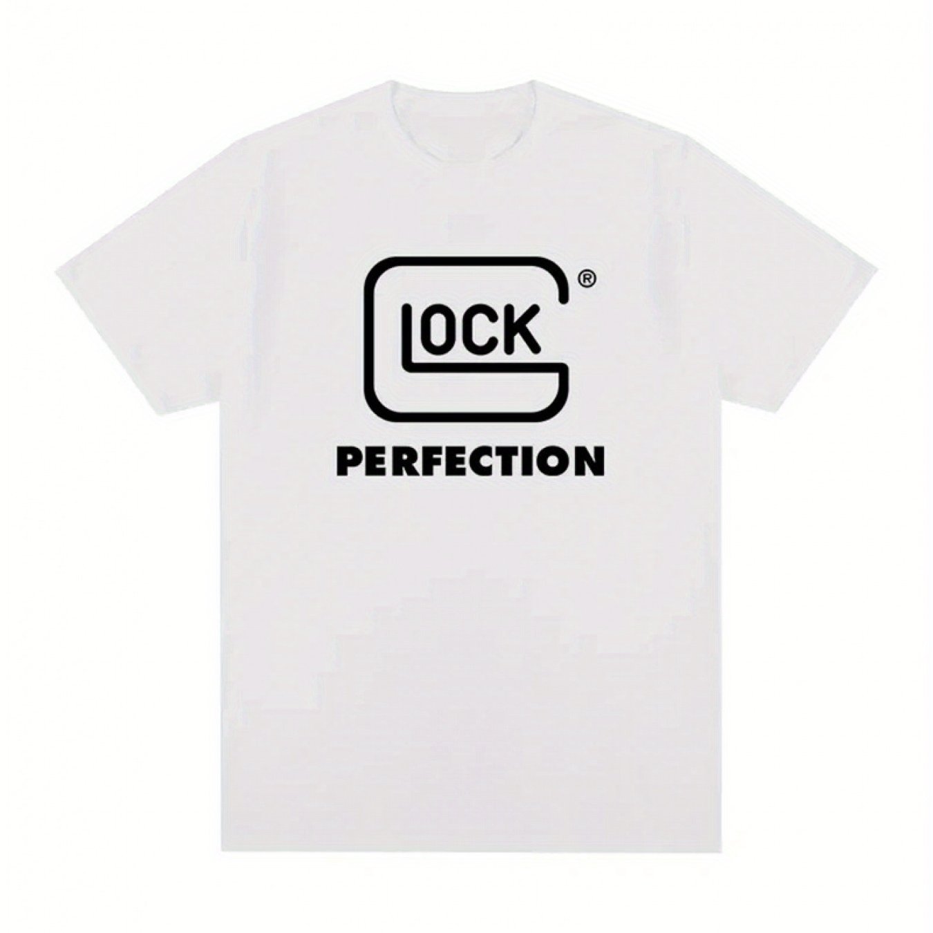 Glock Perfect Pistol Printed T-shirt Logo Shooting Sports Outdoor Hunting Jungle 100% Cotton Men's Wear 42808
