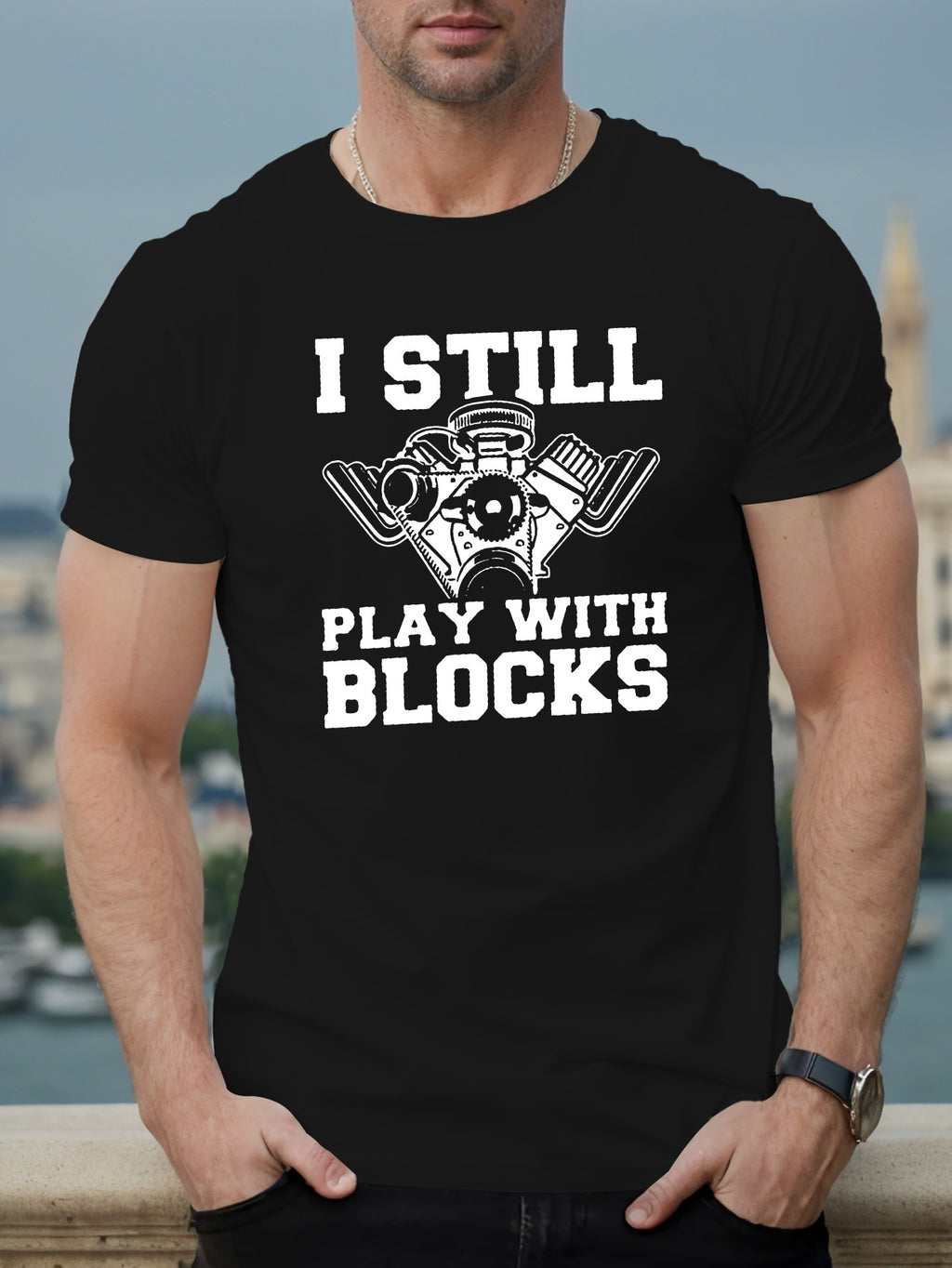 Men's short-sleeved T-shirt soft cotton t-shirt casual loose fitness sports summer fashion pattern printing men's wear