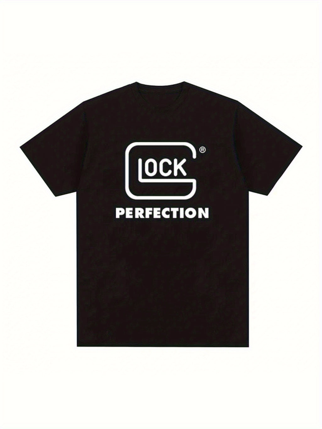 Glock Perfect Pistol Printed T-shirt Logo Shooting Sports Outdoor Hunting Jungle 100% Cotton Men's Wear 42808