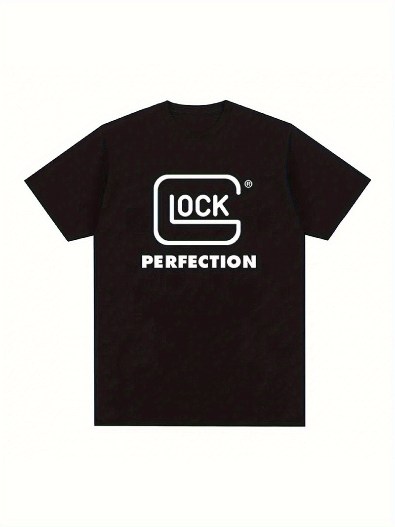Glock Perfect Pistol Printed T-shirt Logo Shooting Sports Outdoor Hunting Jungle 100% Cotton Men's Wear 42808