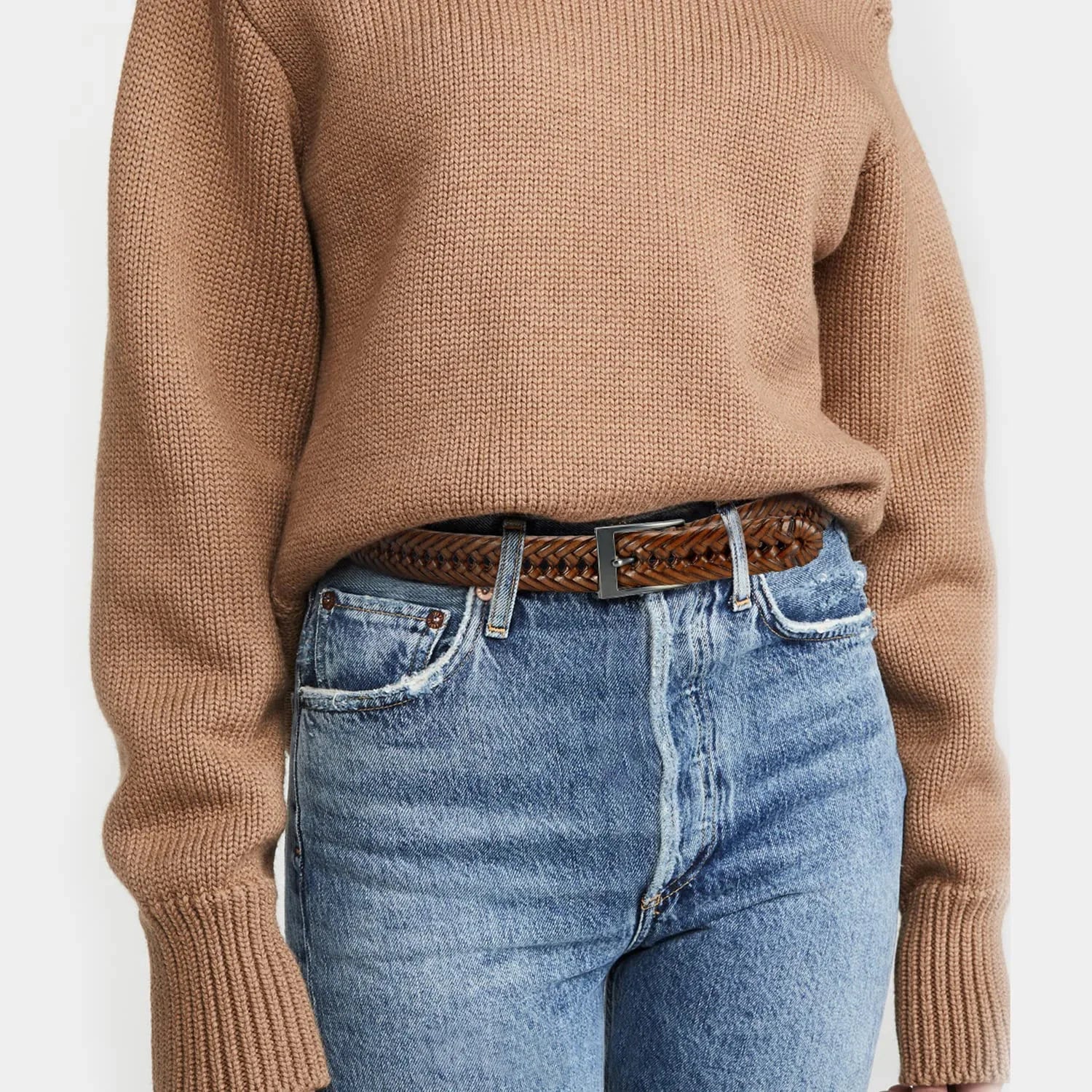 Men Belts Genuine Leather LONG Large Pin Buckle Metal Automatic Buckle High Quality Braided Vintage Casual for Jeans Women Strap