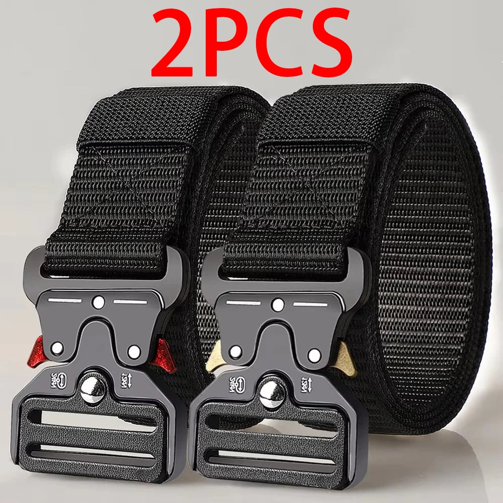 Versatile Men's Tactical Belts - Durable, Adjustable Design-For Outdoor Sports Enthusiasts，Pair with Pants Jeans，For Men Women ﻿