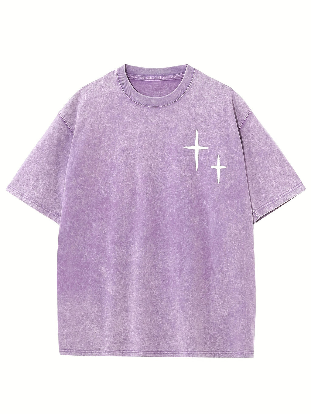 Retro Harajuku Street Spider Double-sided Print Pattern, Men's Retro Street Wear Basic T-shirt Loose Hip Hop Neutral Top Washed Cotton Short-sleeved Round Neck T-shirt, Summer Outdoor Men's Wear