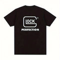 Glock Perfect Pistol Printed T-shirt Logo Shooting Sports Outdoor Hunting Jungle 100% Cotton Men's Wear 42808