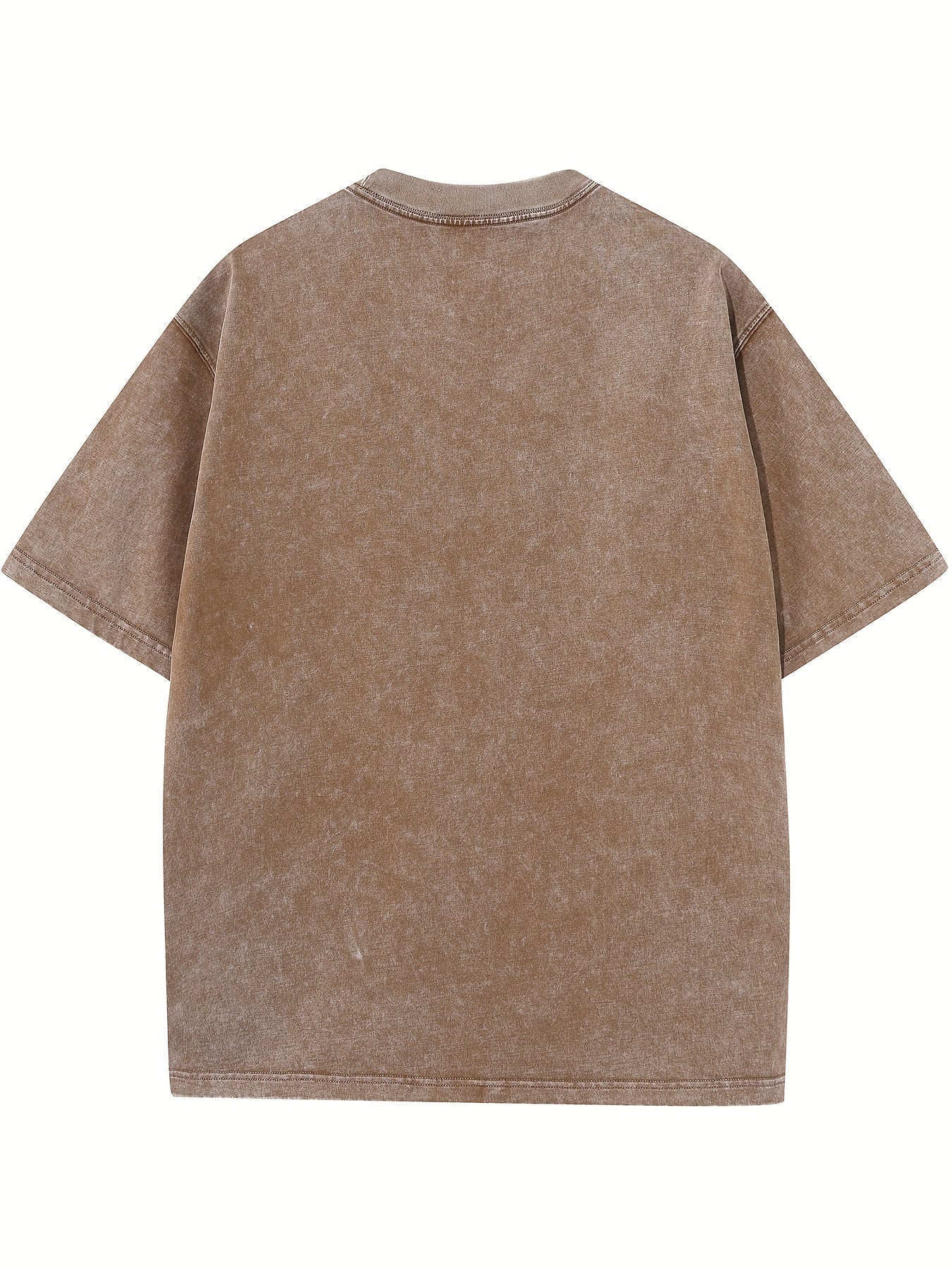 Derrick Rose Print, Men's Comfortable Wash Cotton Short-sleeved Crew Neck T-shirt, Summer Outdoor Men's Wear